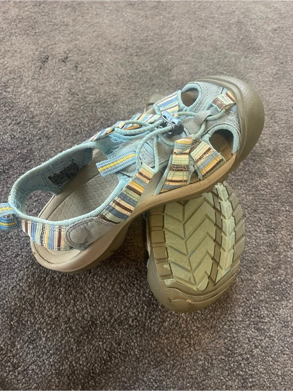 Keen Multicolor Striped Blue Sport Sandals
